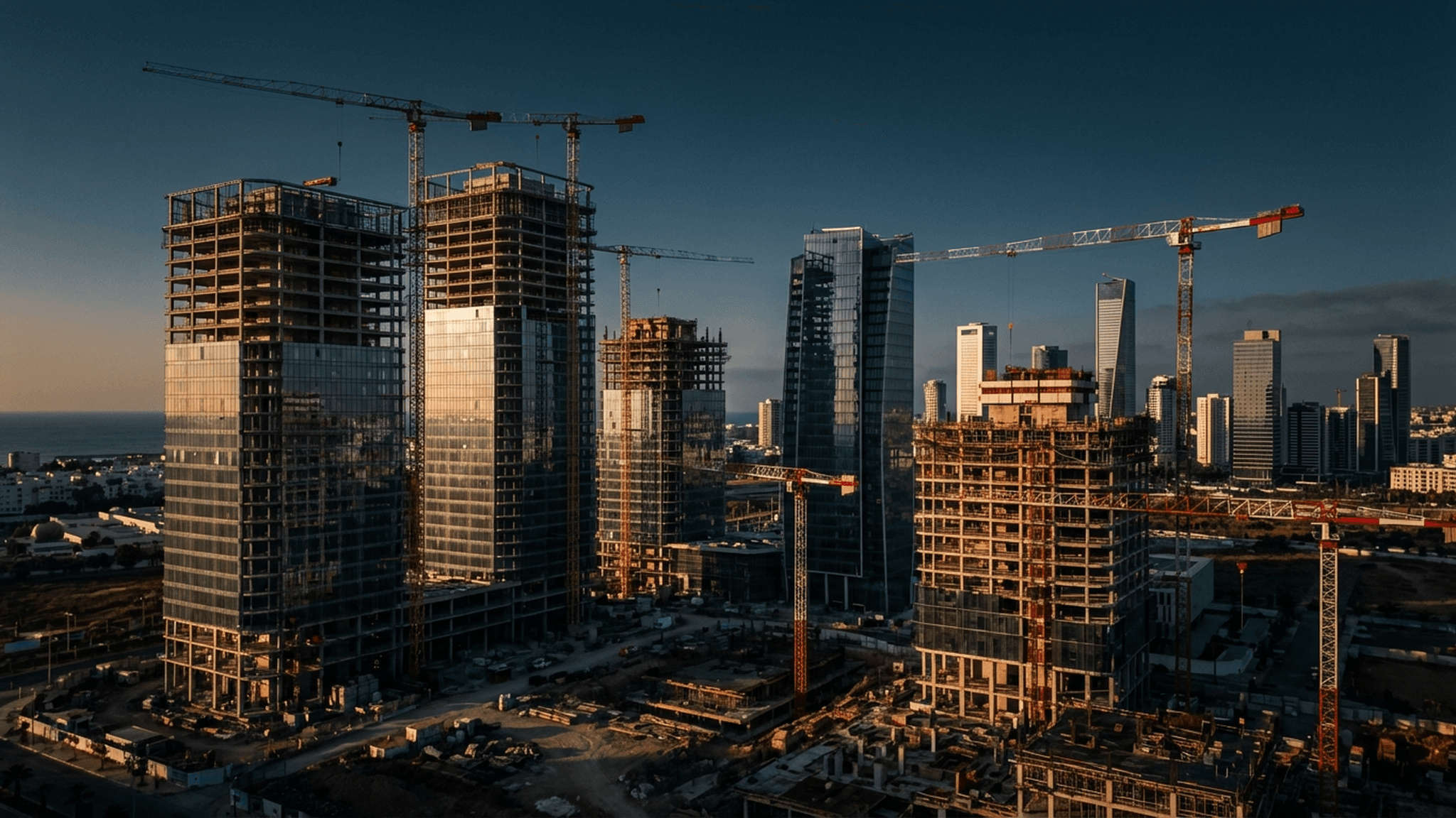 Construction moderne au Maroc